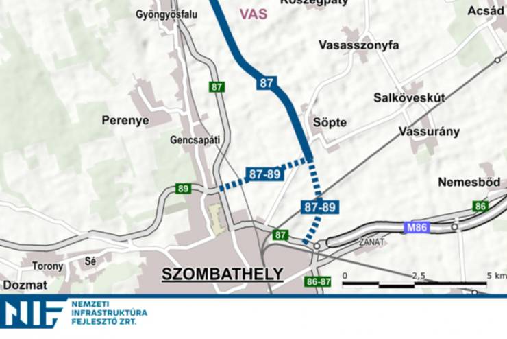 Minisztrium: 2021-ben lesz ptsi engedlye a Szombathely-Kszeg gyorsforgalmi tnak