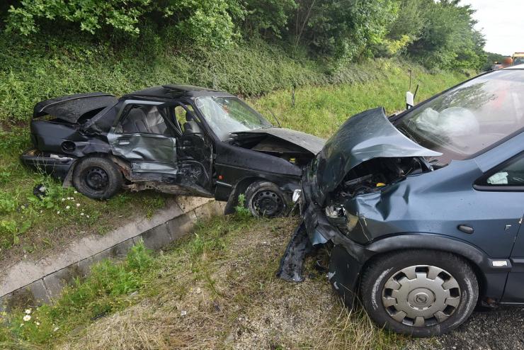 Koccansbl komoly baleset – Ford sodrdott Opel fel Vasvr kzelben 