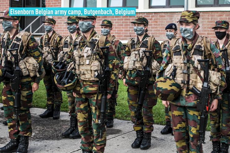 Belgiumban a hadsereg segti a krhzba kerlt fertzttek polst