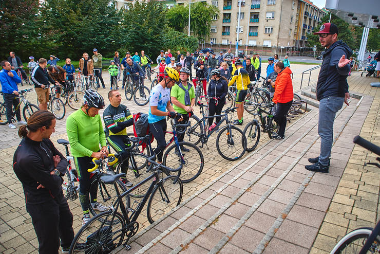 A kritikus tömeg: a kerékpározást népszerűsítették a szombathelyi bringások
