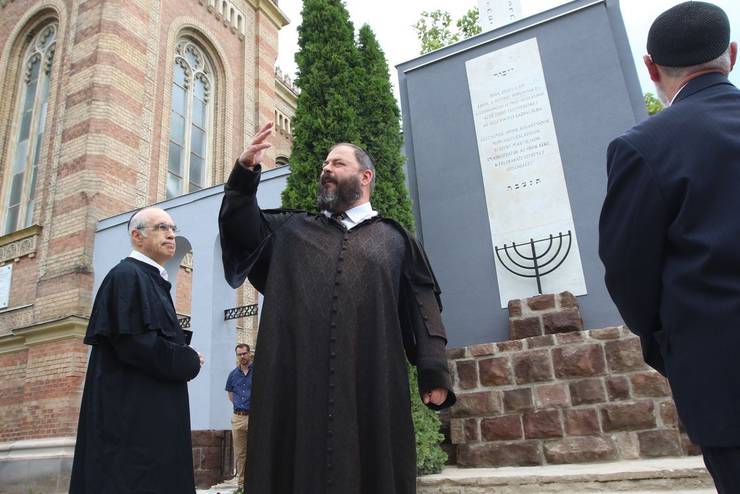 Felújították a szombathelyi holokauszt-emlékművet