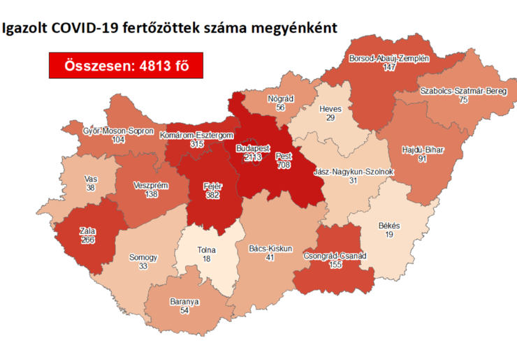 Meghalt két beteg, 45-tel nőtt a fertőzöttek száma Magyarországon