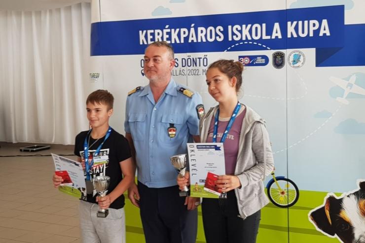A Kerékpáros Iskola Kupa országos döntőjén a Vas megyei csapat első lett