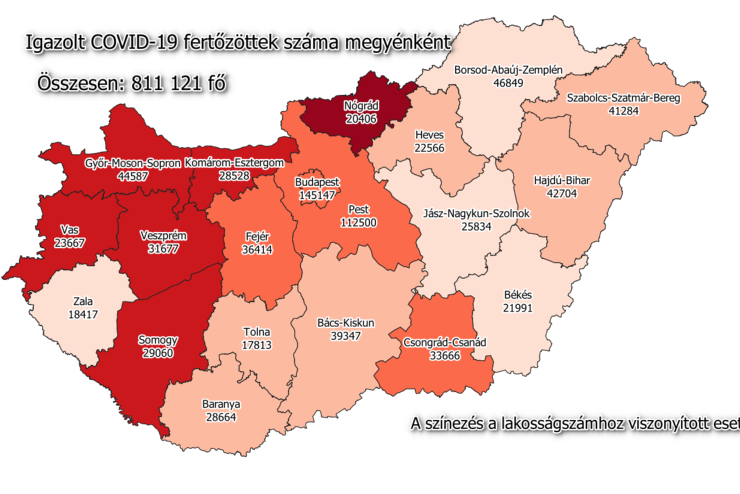 Ngy j fertztt Vasban, 340 Magyarorszgon, hat beteg meghalt a htvgn