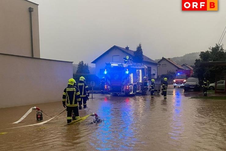 Ausztriában is rengeteg eső hullott: Jennersdorfnál éjjel négyzetméterenként mintegy 70 liter esőt mértek