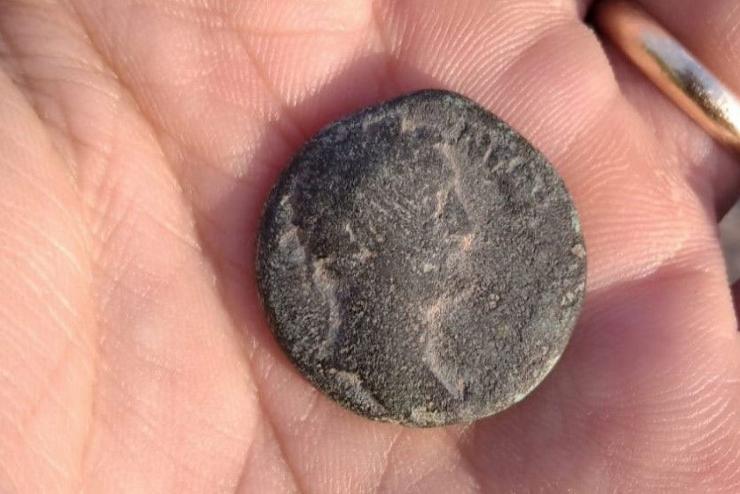 Ókori római érmére bukkant egy izraeli kiskatona