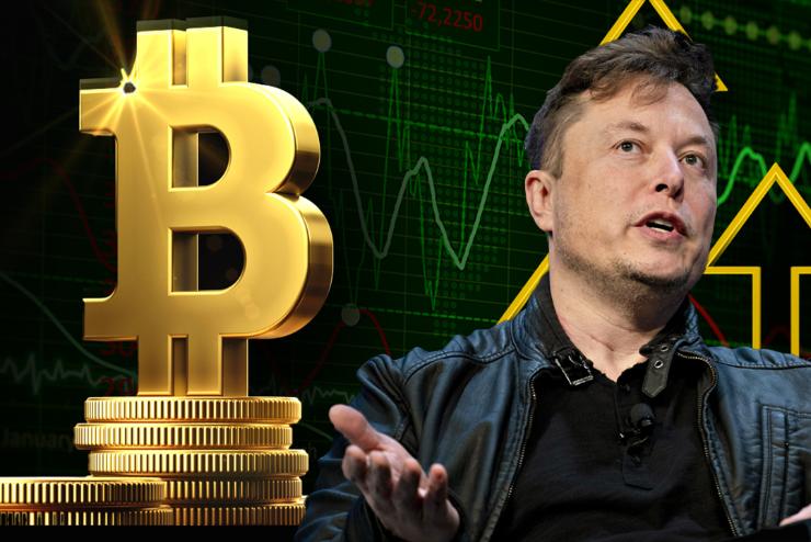 Elon Musk nagyot emelt a bitcoin árfolyamán