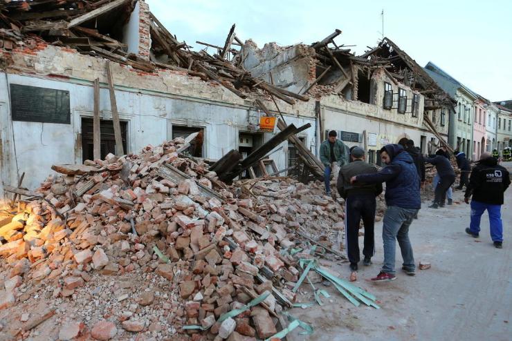 Horvát földrengés: a helyi kormány fizeti a felújítások költségeit