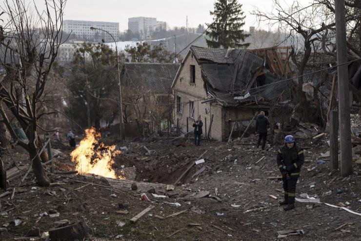 Légiriadó Kijevben, ahol éppen tárgyalnak az EU-s vezetők
